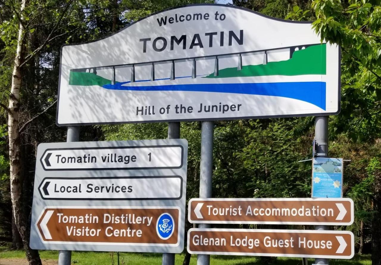 Glenan Lodge Self Catering Tomatin エクステリア 写真